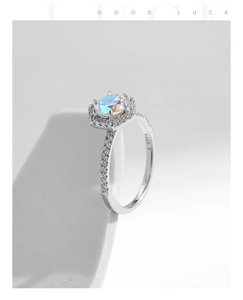 Macro detail of S925 sterling silver ring showing the internal hallmark and size engraving