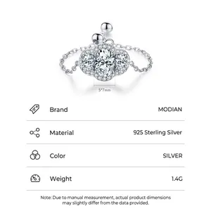 Elegant 925 sterling silver ring featuring three oval clear cubic zirconia stones
