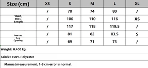 Größentabelle für hoch taillierte Hosen mit Angaben zu Taille und Hüfte in cm