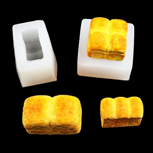 Silikonform für Toastbrot zum Basteln mit realistisch strukturierten Brotmodellen