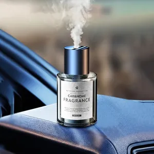 Smart Car Aromatherapy Machine Fragrance Diffuser Glass Alloy AI Sensing Ultrasonic Spray For Home Office Vehicle