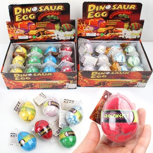 Set of 12 large colorful hatching dinosaur eggs water growing educational toys for kids