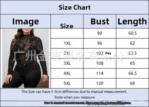 Guide des tailles détaillé pour haut en maille grande taille avec mesures buste