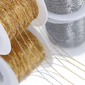Stainless Steel Jewelry Making Chain Fine Paperclip Link For DIY Necklace Bracelet Findings Color Retention Minimalist