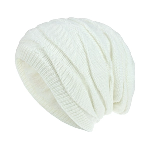 Berretto Casual a Maglia Romboidale per Uomo e Donna Caldo Pile Foderato Morbido Cappello in Maglia di Acrilico Accessorio Invernale per Esterni