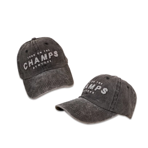 Berretto da baseball lavato vintage antracite con ricamo New York 3D per un look retrò chic
