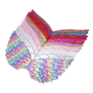 Colorful laser glossy angel wings for children birthday party costumes and dressing up