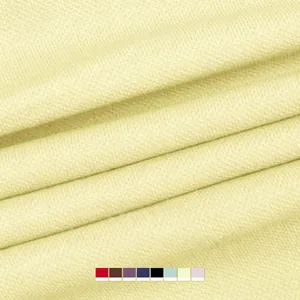 Ensemble de yoga jaune sans couture en maille côtelée avec options de couleurs variées