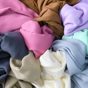 Solid color cashmere-like scarf shawl for women in multiple soft colors and textures