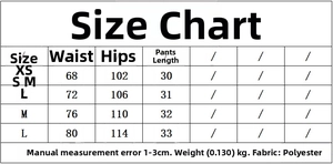 Tableau des tailles avec mesures de taille, hanches et longueur pour short femme