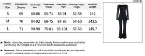 Tableau des tailles détaillé pour combinaison ajustée avec dentelle, mesures en CM