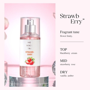 Acqua profumata alla fragola 88ml con note dolci di fiori e frutti freschi