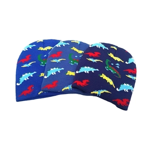Kids Knitted Beanie Hat Acrylic Warm Winter Dinosaur Pattern Cap For Toddler Boys Girls Breathable Soft Accessory