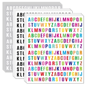 Vinyl Alphabet Letter Stickers Waterproof Self Adhesive For Scrapbooking Journaling Mailbox Bottle Organizing Decor