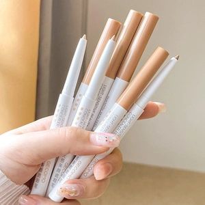 Detailed close-up of multi-color concealer sticks held in hand for skin blemish coverage