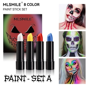 Face Body Paint Sticks Multi Color Washable Halloween Cosplay Makeup Professional SFX Party Festive Novelty Makeup