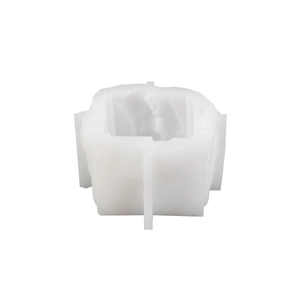 Moule 3D en silicone blanc pour bougies de Pâques et savon fait main artisanal DIY