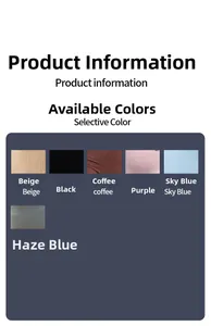 Détails du tissu en maille côtelée disponible en beige, noir, violet et nuances de bleu