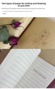 Detail of thick kraft and ruled paper showing ink-resistant texture for travel notebooks