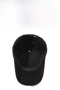 Detailed view of winter baseball cap showing warm ear flaps and thick fleece lining inside