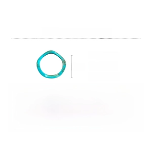 Blue marble acrylic bangle specifications showing weight of 10.4g and 8cm dimensions