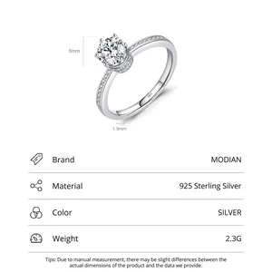 Elegant S925 sterling silver crown ring featuring a 6mm sparkling zircon with pavé band