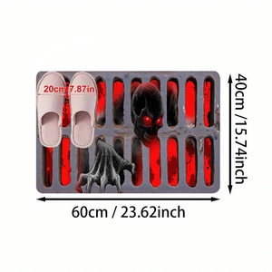 3D Halloween skull rug 60x40cm non-slip absorbent diatom mud bath mat for bathroom home decor
