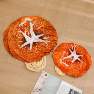 Mushroom Shaped Plush Pillow Case Shell Soft Home Decor Creative Cartoon Design Unfilled Cushion Cover