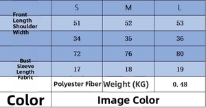 Detailed size chart for textured knit bow top including length bust and shoulder dimensions