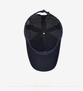Detailed inner view of breathable baseball cap featuring cotton lining and sweatband