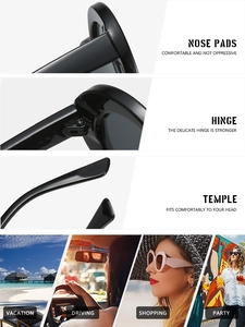Detailed view of reinforced metal hinges and ergonomic nose pads on stylish heart sunglasses