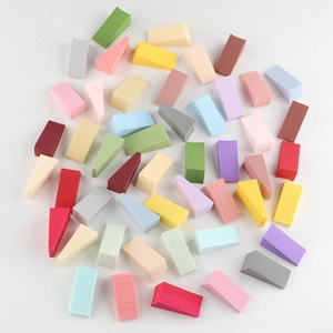 Multicolor Makeup Sponges Powder Puffs Non-Latex Hydrophilic Polyurethane Dry Wet Use Water Absorbent Triangular Wedge House Shape Tools