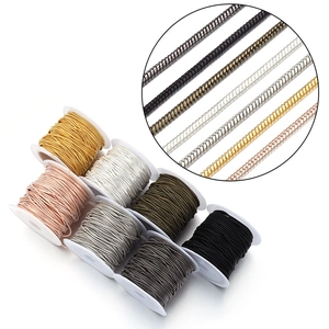 Copper plated snake bone chains in various colors like gold and silver for DIY jewelry