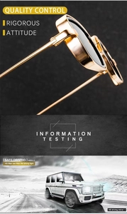 Detail of luxury gold metal frame sunglasses with HD polarized lens for safe driving
