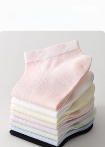 Detailed close-up of breathable mesh texture and ribbed cuffs on silk blend socks