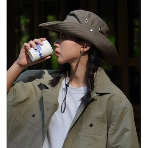 Waterproof Quick Dry Bucket Hat Sun Protection Wide Brim Boonie Hat For Hiking Fishing Outdoor Camping Unisex Polyester
