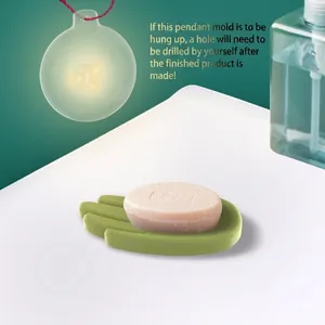 Creatieve handvorm siliconen mal voor DIY zeepbakjes en harsgieten van decoraties