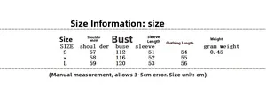 Guide des tailles pour veste décontractée : épaule, buste, manches et longueur en cm