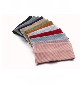 Bandeaux en tricot torsadé de diverses couleurs pour le sport et les soins du visage