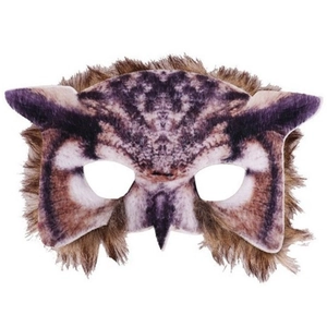 Masque De Demi Visage D'Animal Fausse Fourrure Moustaches PVC Tissu Non Tissé Pour Halloween Pâques Cosplay Accessoires