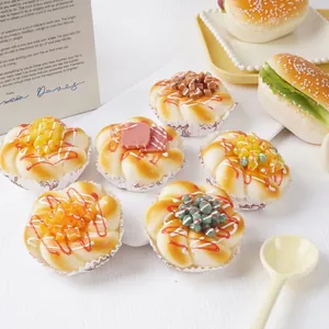 Calamita Da Frigorifero In Pane Simulato Schiuma PU Pane Di Insalata Artificiale Realistico Per Decorazioni Da Cucina Foto Oggetti