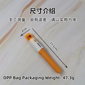 Electric pet nail grinder tool for dogs and cats with protective cover and orange switch