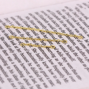 Three gold S925 sterling silver jewelry extension chains in various lengths with jump rings