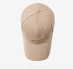 Top view of baseball cap featuring Newyork embroidery and breathable knit texture