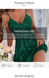 Détail de la texture satinée vert foncé de la nuisette avec conseils d'entretien