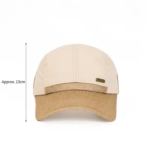 Lightweight mesh breathable baseball cap for outdoor sports with 13cm deep fit sun protection