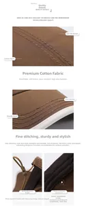 Détail de la casquette en coton avec boucle métallique et bande de propreté interne