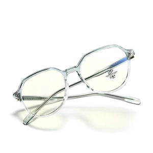 Oversized transparent TR90 frames with anti-blue light and UV400 protection lens