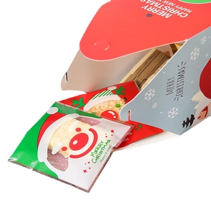 Scatola regalo di Natale e sacchetti di Babbo Natale per dolci e confezioni natalizie