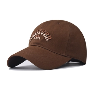 Baseball Kappe Baumwolle Twill Berg Gipfel Buchstaben Stickerei Gebogener Rand Verstellbar Outdoor Sport Hut Für Herren Damen
